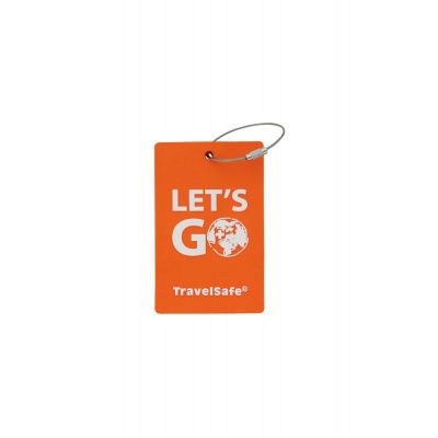 TravelSafe Resesäker adressetiketter Orange